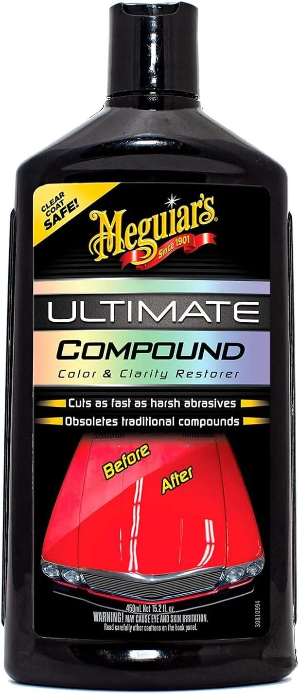 61xwQGt7x7L._AC_SL1500_ solutie polish auto Meguiar's Ultimate Compound pentru lustruirea caroseriei, aplicabilă manual sau cu masina de polisat