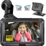 Oglindă auto Zacro 1080P cu cameră și vedere noapte