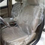 Pachet de 100 huse de scaun auto de unică folosință, ultra groase, 20 g, impermeabile și rezistente la praf, menține-ți scaunul curat pentru întreținerea mașinii, expoziții de mașini