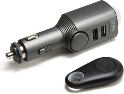 Alarma auto TX-100 cu functie de incarcare, alarma auto TX-100, gri