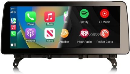 GONFEN Radio Auto Android 13 cu Ecran Tactil IPS de 12,3” 8GB + 128GB 8-Core DAB+ pentru BMW X3 F25 X4 F26 (2014–2017) NBT cu Navigație GPS, CarPlay, Android Auto, WiFi, Bluetooth, DSP, Canbus, iDrive