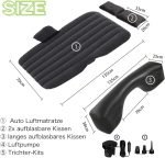 Saltea auto Geterral, saltea pentru saltea gonflabilă auto, saltea gonflabilă pentru pat auto, camping în aer liber, călătorii