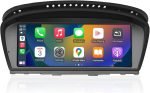 Radio Auto Road Top 8.8 Inci, CarPlay/Android Auto/Mirrorlink/GPS pentru BMW Seria 3/5 cu Sistem CCC E60 E61 E90 E91 E92 (2005–2010), Ecran Tactil pentru Mașină