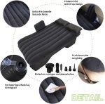 Saltea auto Geterral, saltea pentru saltea gonflabilă auto, saltea gonflabilă pentru pat auto, camping în aer liber, călătorii