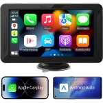 Navigație Universală CarPlay 7” Tableta Wireless cu Android Auto, Cameră Spate și Bluetooth