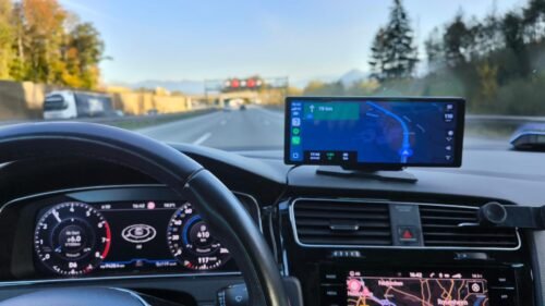 Navigație Universală CarPlay 7” Tableta Wireless cu Android Auto, Cameră Spate și Bluetooth photo review