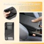 Husă cotiera centrală LFOTPP, compatibilă cu Dacia Duster 3 2024 2025, Dacia Duster III din 2024+, huse cotiere, pernă din piele PU, cotiere, capac de protecție consolă centrală