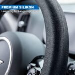 Husă volan din silicon Spurtar pentru bărbați și femei, accesorii auto, huse decorative pentru volan, husă volan din piele închisă, husă volan subțire, protecție volan interior, accesorii auto