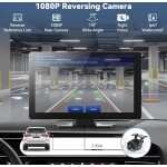 Ecran auto Android Carplay de 9 inch cu ecran tactil, ecran Carplay wireless, ecran auto Android cu AUX/FM, navigație GPS, Siri, Mirror Link, Bluetooth pentru toate vehiculele