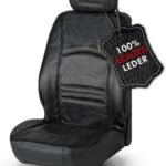 Husa scaune auto piele Husă auto Walser din piele Ranger, neagră