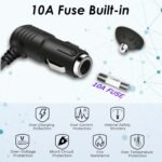 Adaptor brichetă auto 12 V, 120 W, încărcător auto, 3 prize multiple, splitter, cablu de încărcare DC 24 V cu 3 porturi USB pentru încălzirea scaunului telefonului mobil, GPS, cameră de bord, navigație prin satelit