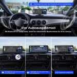 Avylet Ecran Wireless CarPlay de 9,26 inci pentru Apple CarPlay și Android Car, Cameră auto 4K cu cameră video spate 1080P IP67 CarPlay, Hartă 64GB, Actualizări OTA, Navigație GPS, Bluetooth 5.0, Mirror Link, FM