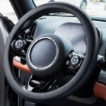 Husă volan din silicon Spurtar pentru bărbați și femei, accesorii auto, huse decorative pentru volan, husă volan din piele închisă, husă volan subțire, protecție volan interior, accesorii auto