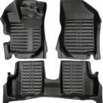 fussmattenprofi.com Covorașe auto compatibile cu Dacia Logan (generația a 2-a) an fabricație 2012-2020 I Carcasă pentru picioare, inodoră, pentru toate tipurile de vreme, 100% potrivite I Set covorașe auto 5D Premium TPE