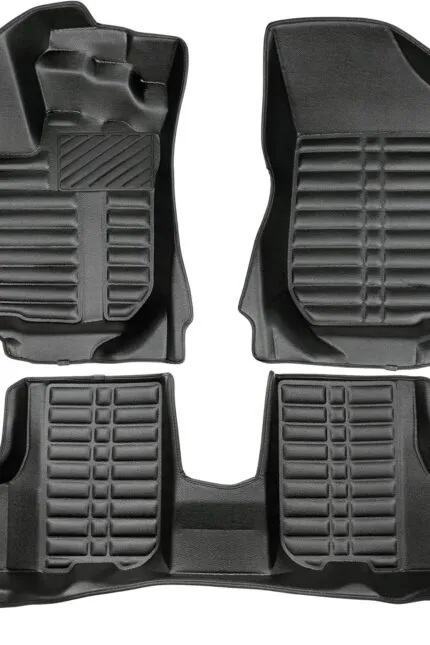 fussmattenprofi.com Covorașe auto compatibile cu Dacia Logan (generația a 2-a) an fabricație 2012-2020 I Carcasă pentru picioare, inodoră, pentru toate tipurile de vreme, 100% potrivite I Set covorașe auto 5D Premium TPE