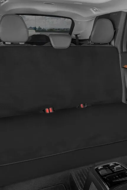 Husă auto Motor Trend BDK AquaShield din neopren impermeabil, căptușită, neagră, ideală pentru scaun auto pentru copii și câini, design universal pentru mașină, camion, autoutilitară, SUV