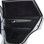 Trusiel Protecție solară auto cu protecție UV certificată pentru copii, bebeluși, adulți, animale de companie, plasă universală pentru parasolar auto, jaluzele de protecție solară pentru geamurile auto, pentru luneta spate, pentru autoturisme (L)