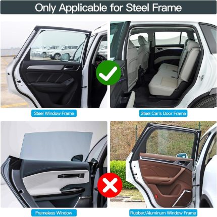 Protecție solară auto Zatooto, perdea magnetică, pentru protecție UV, protecție termică