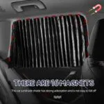 Protecție solară auto Zatooto, perdea magnetică, pentru protecție UV, protecție termică