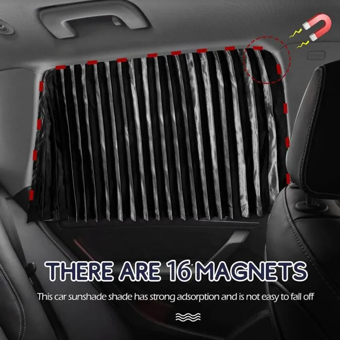 Protecție solară auto Zatooto, perdea magnetică, pentru protecție UV, protecție termică