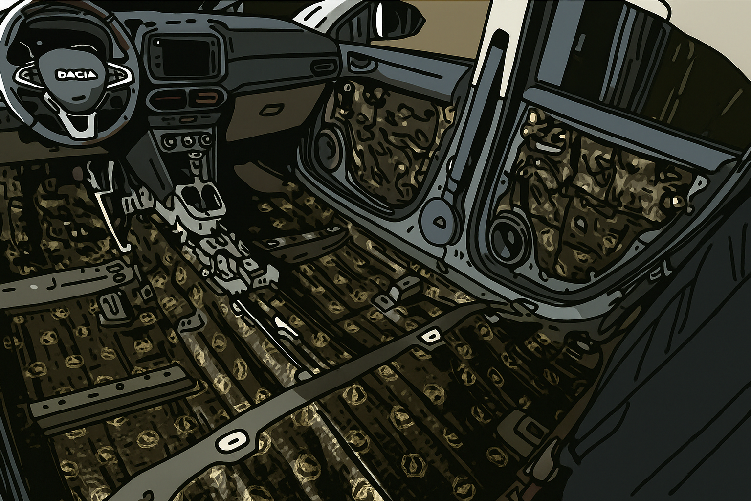 Antifonarea între Sandero 1 vs 2 vs 3