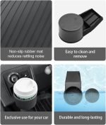 CDEFG compatibil cu Dacia Duster 2 2018-2023 suport pentru băuturi în consolă centrală pentru reglarea oglinzii suport pentru pahar auto suport pentru pahar de apă organizator suport pentru sticle accesorii Duster 2