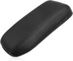 GAFAT Dacia Sandero 3/Stepway 3/Dacia Jogger 2021-2024 2025 Centre Armrest Cover, Centre Console Armrest Protection, PU Microfibre Leather Padding (Black)