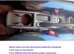 Cotieră auto KAERGK pentru Renault Dacia Duster II 2018-2023, cutie de depozitare mare pentru consolă centrală, cu accesorii, neagră