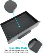 CDEFG Compatibil cu Dacia Duster 3 2024 2025 Organizator Sertar Consolă Centrală Cutie De Depozitare Ascunsă Tavă Rafturi Duster III 2024 2025 Accesorii