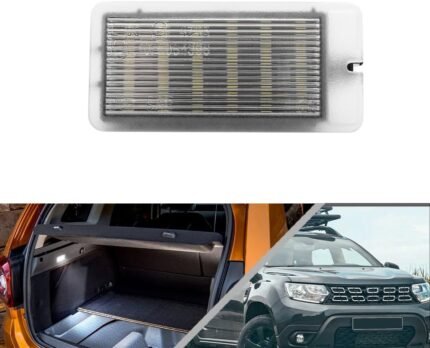 NSLUMO Lampă LED pentru portbagaj pentru Dacia Duster I II Sandero I II Logan I II Lodgy Dokker 1x Modul LED SMD Lampă portbagaj 18 LED-uri Iluminare portbagaj