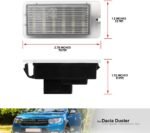 NSLUMO Lampă LED pentru portbagaj pentru Dacia Duster I II Sandero I II Logan I II Lodgy Dokker 1x Modul LED SMD Lampă portbagaj 18 LED-uri Iluminare portbagaj