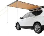 copertina auto laterala extensibila 2x2.5m montata pe SUV, umbrar pliabil impermeabil pentru picnic si camping