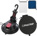 PHATRIP Set de 2 ventuze mari pentru camping, ventuze de până la 25 kg, ventuze extra puternice pentru camping, autorulote, cort, copertină auto, întinzător auto