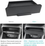 CDEFG Compatibil cu Dacia Duster 3 2024 2025 Organizator Sertar Consolă Centrală Cutie De Depozitare Ascunsă Tavă Rafturi Duster III 2024 2025 Accesorii