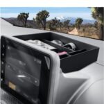 CDEFG Compatibil cu Dacia Sandero 3 / Stepway 3 / Jogger 2021-2024 2025 Organizator Consolă Centrală Cutie De Depozitare 8 Inch Accesorii Tavă Consolă Centrală Auto (Panou de Instrumente)