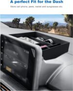CDEFG Compatibil cu Dacia Sandero 3 / Stepway 3 / Jogger 2021-2024 2025 Organizator Consolă Centrală Cutie De Depozitare 8 Inch Accesorii Tavă Consolă Centrală Auto (Panou de Instrumente)