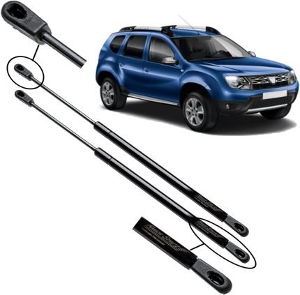Ramor Strutz 2 x Amortizor cu arc pe gaz pentru hayon compatibil cu Dacia Duster 2010-2017. Înlocuitor amortizor hayon cu arc pe gaz pentru 904520004R și altele.