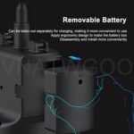 VNATWGOO 4,2 m, 4,8 m, 5,2 m, umbrelă auto automată, alimentată cu baterii, parasolar pliabil, cort de acoperiș pentru mașină electrică, gri, 4,2 m