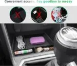 GAFAT Dacia Sandero 3/Stepway 3/Dacia Jogger 2022-2024 2025 Cutie de depozitare consolă centrală, Organizator Sandero 3 Stepway, Consolă centrală inferioară, Accesorii Dacia Sandero 3