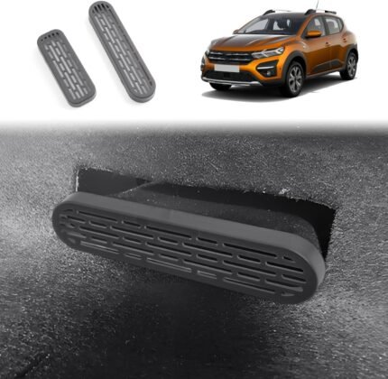 GAFAT Dacia Sandero 3/Stepway 3/Dacia Jogger 2021-2024 2025 Capac protecție grilă de aer, Protecție grilă de aer pentru aer condiționat sub scaun Sandero Stepway 3, Accesorii Sandero 3 2024