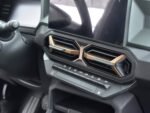 Capac din oțel pentru Dacia Duster III 3 (P1310) 2024+ | Duze centrale decorative - Stil cupru-maro | 1 bucată accesorii tuning Essential Expression Journey Extreme Duster