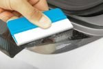 Folie de protecție prag portbagaj uProtect pentru Dacia Duster 2 (II) HM I 2018-2024 - Protecție bară, protecție zgârieturi, folie de protecție vopsea - Autoadezivă aspect carbon
