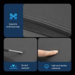Cotieră auto KAERGK pentru Renault Dacia Duster II 2018-2023, cutie de depozitare mare pentru consolă centrală, cu accesorii, neagră
