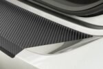 Folie de protecție prag portbagaj uProtect pentru Dacia Jogger I 2022-2025 - Protecție bară de protecție, protecție zgârieturi, folie de protecție vopsea - Autoadezivă aspect carbon