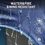 Cort spate TIMBER RIDGE pentru 5 persoane cu verandă cu plasă de protecție și baldachin, cort de camping SUV pentru furgonetă sau mașină, include husă de ploaie și geantă de depozitare, 397 cm x 305 cm x 220 cm