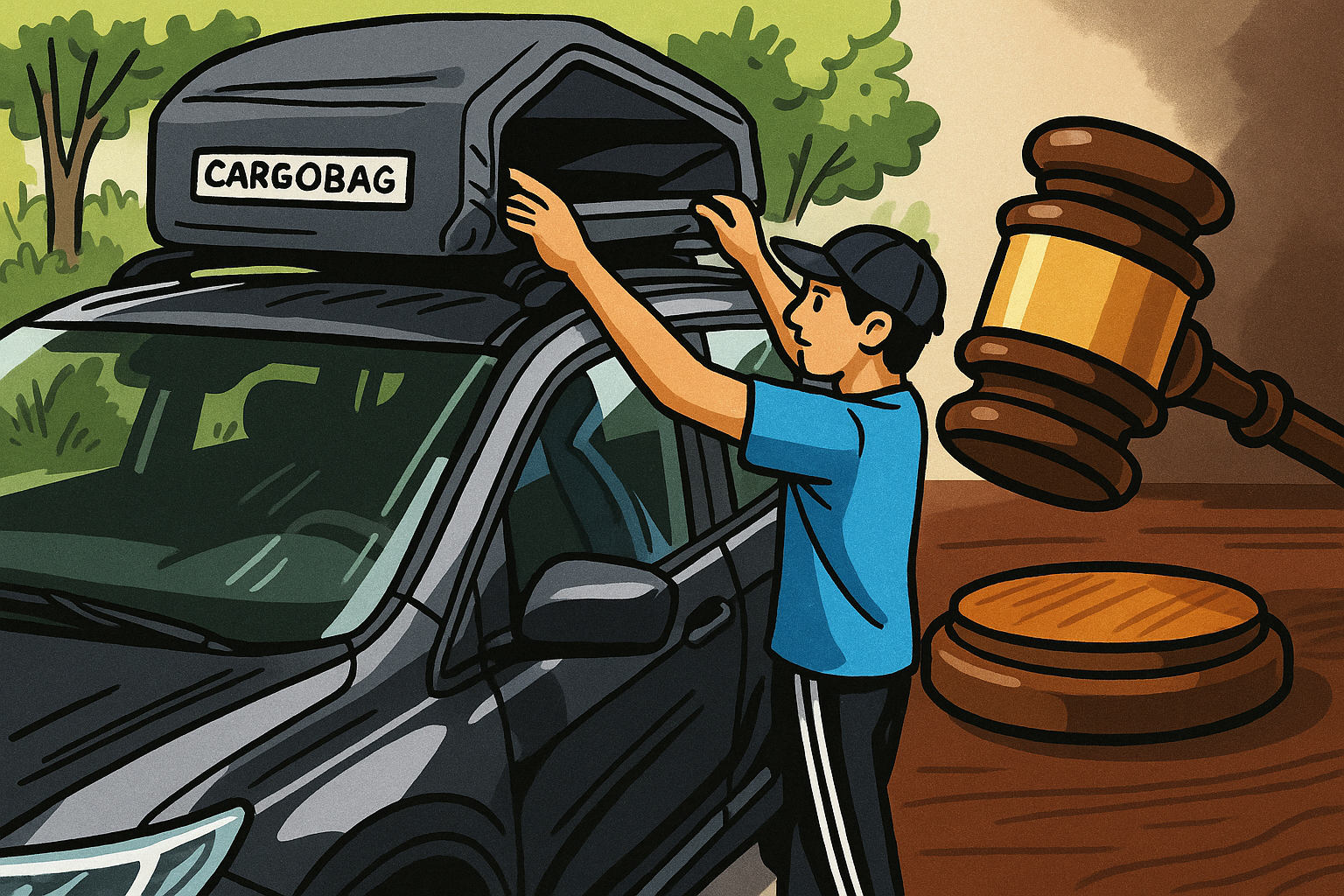 Este legal să circuli cu portbagaj de plafon în România? Reguli și amenzi