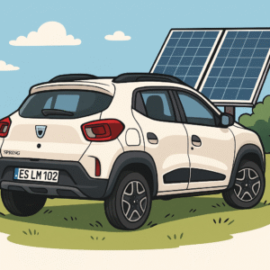 Se poate monta panou solar pentru încărcarea Dacia Spring?
