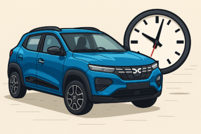 Cât durează să încarci Dacia Spring folosind charge normal și fast charge?