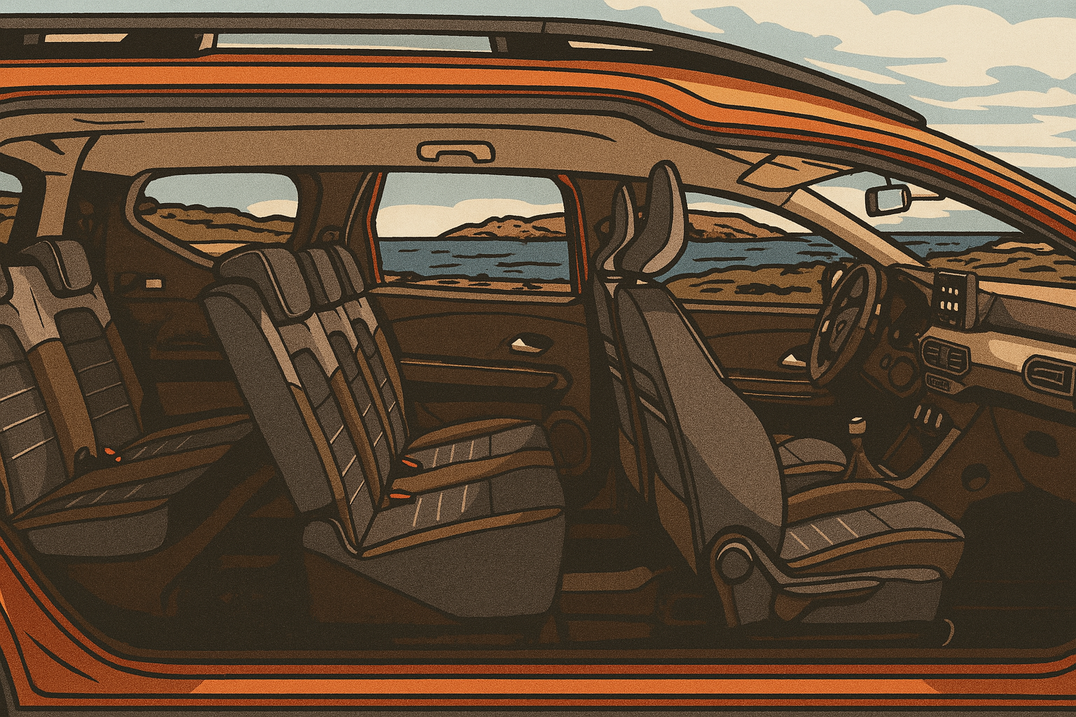 Cât de practice sunt cele 7 locuri la Jogger? Spațiu, acces și compromisuri