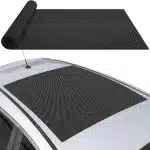 Folie protectiva antiderapantă pentru acoperișul mașinii, tăiată la dimensiune, model grilă PVC, impermeabilă, substanță antiderapantă pentru mașină, portbagaj, covor, bucătărie, sertar etc. - 90 x 100 cm.